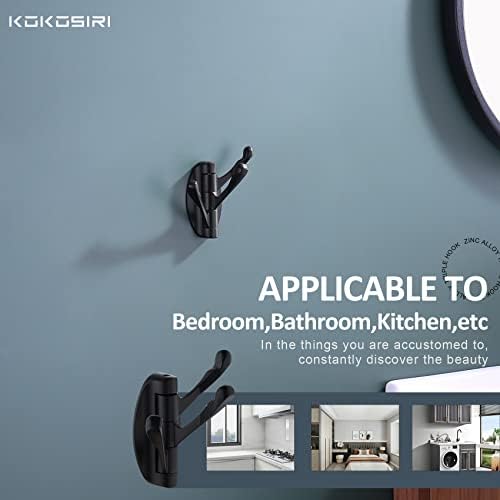 KOKOSIRI Premium Swivel Towel Hook with Multi-Purpose Use