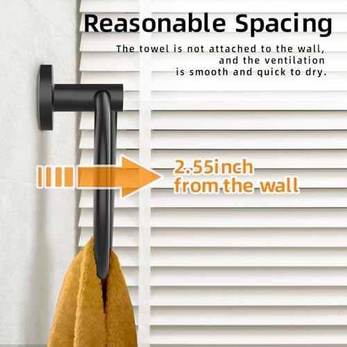 Eco-Friendly Home Luxury Towel Ring 2Pack