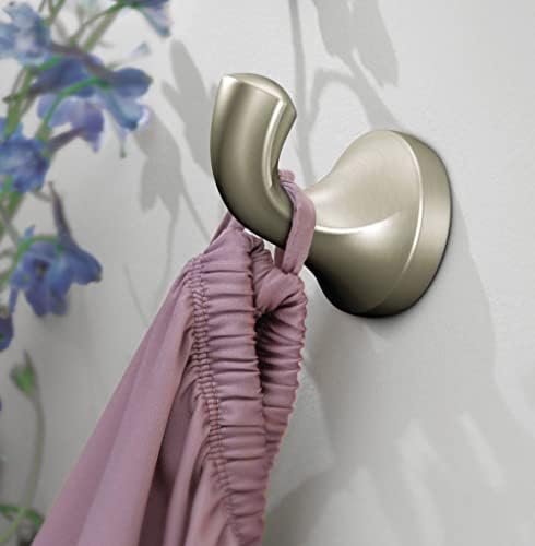 Moen Eva Brushed Nickel Trans single robe hook