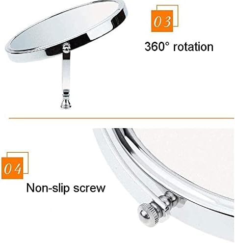 Double-sided makeup mirror for elegant beauty routine