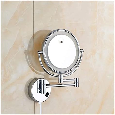 ZADiko Wall-Mounted Makeup Mirror with 7x LED Magnification