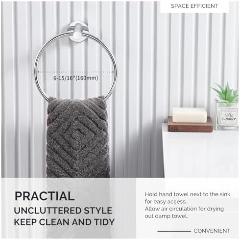 Durable Chrome Towel Hanger