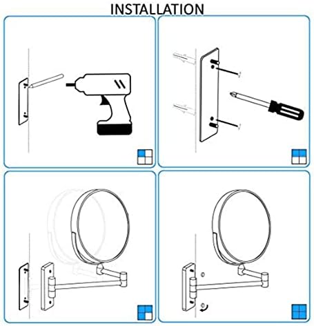 Ultimate Wall-Mounted Cosmetics Mirror