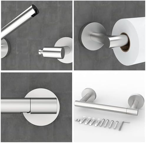 Sturdy 304 Stainless Steel Toilet Paper Holder Wall Mounted