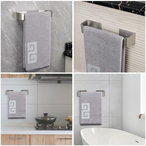 NearMoon Self-Adhesive Hand Towel Holder Stainless Steel