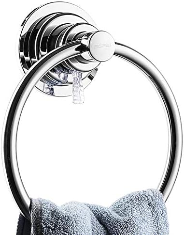 BOPai suction cup towel ring powerful drill-free transform your bathroom