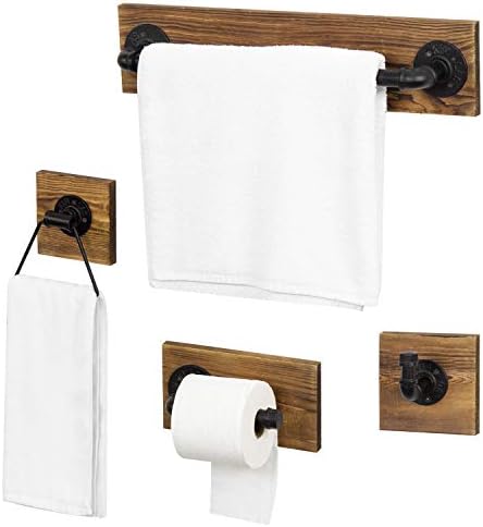 Stylish 4-Piece Bathroom Hardware Set