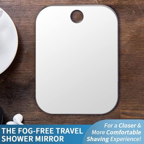 SAFEE MRROR - Effortless Shave Travel-Friendly 6x8 Shower Mirror