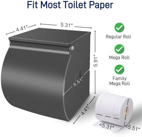 Sturdy Stainless Steel Toilet Paper Holder