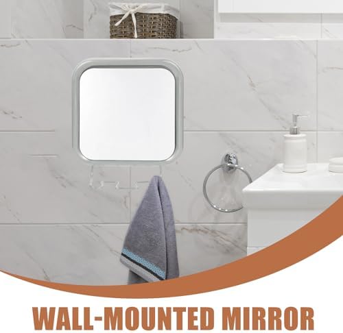 Fogless Shower Mirror for Shaving No Wiggle No Scratches