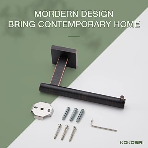 Sleek Oil Rubbed Bronze Toilet Holder Mega Rolls Stainless Steel KOKOSIRI