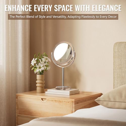 20X Magnifying Double Sided Makeup Mirror for Women