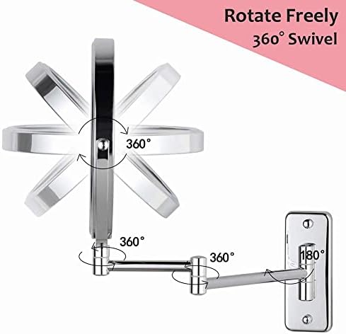 Ultimate Wall-Mounted Cosmetics Mirror