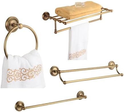 Durable Wall-Mounted Copper Bathroom Towel Ring