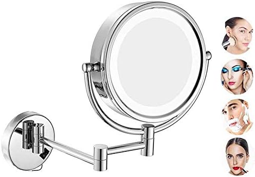 ZADIKO Luxury 360 Makeup Mirror for hotels Home Preparation with 3x5x7x10x