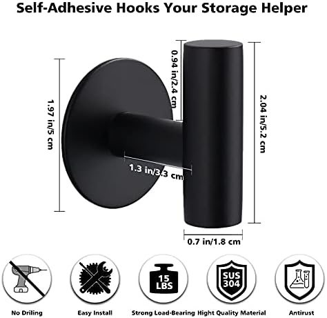 Durable Stainless Steel Towel Coat Hooks