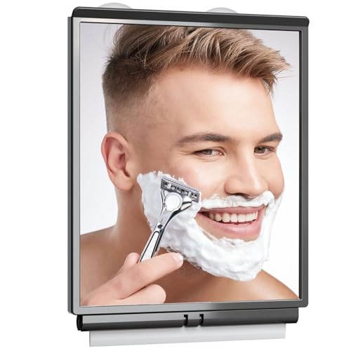 Fogless shower mirror keeps you seeing clearly