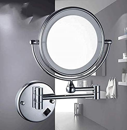 Wall-Mounted Vanity Mirror with 360-Degree Rotation