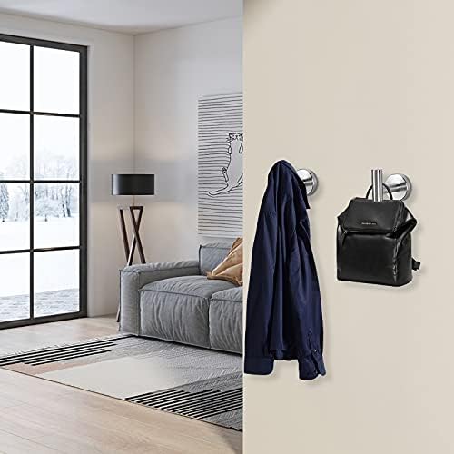 NearMoon Premium Stainless Steel Bath Towel Hook 4-Pack