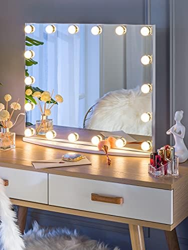 LUXFURNI Hollywood Vanity Mirror