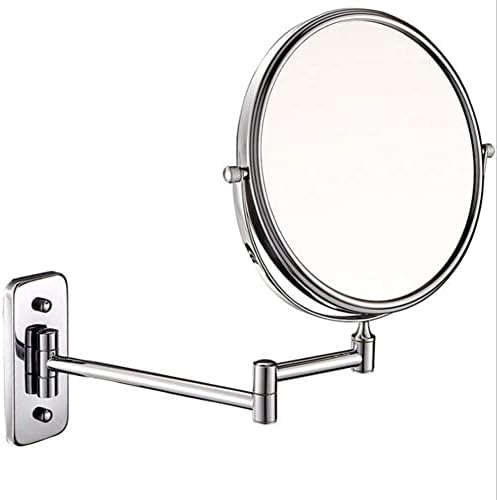 ZADIKO 3X Magnifying Wall Mounted Mirror Two-Sided 360Swivel