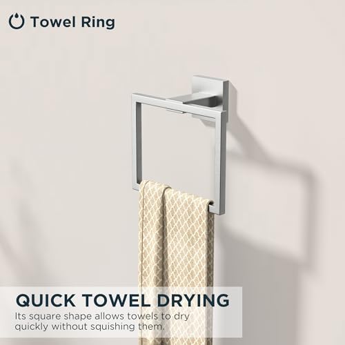 FORIOUS Stainless Steel Toilet Paper Holder Set