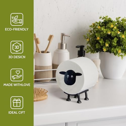 Sheep Toilet Roll Holder for Bathroom Decor