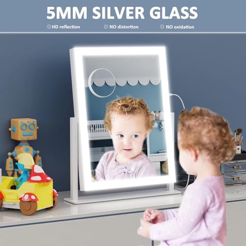 Versatile Lighted Makeup Mirror for Professionals