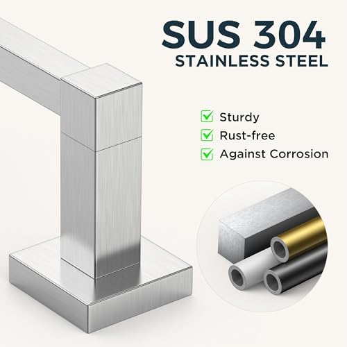 FORIOUS Stainless Steel Toilet Paper Holder Set