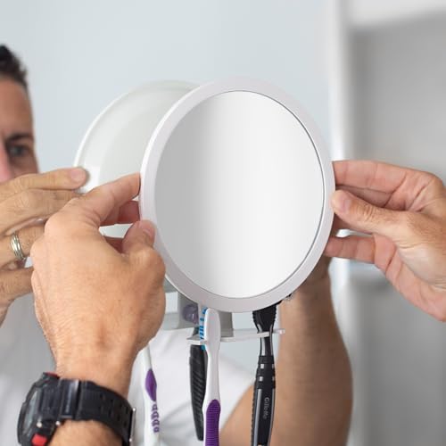 Zadro Fog-free Adjustable shower Grooming mirror for beard facial hair