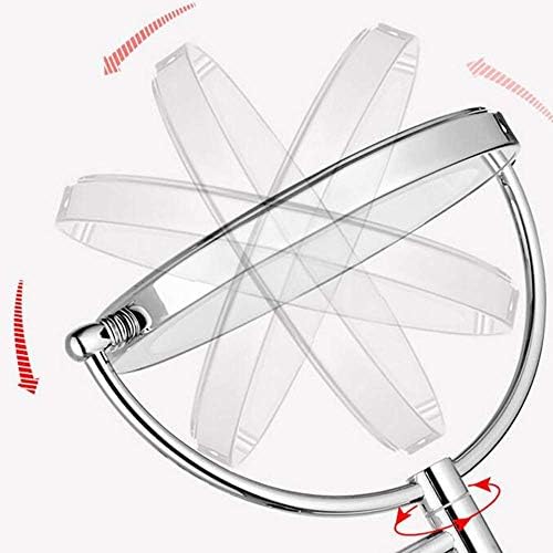 ZADIKO Luxury 360 Makeup Mirror for hotels Home Preparation with 3x5x7x10x