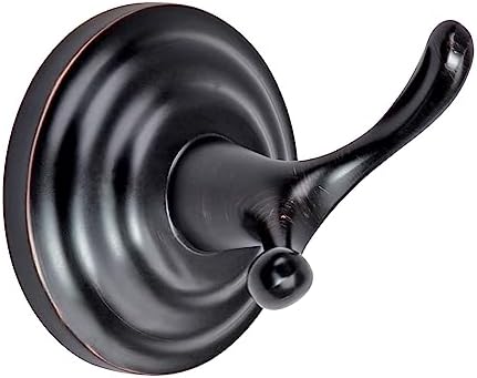 Stylish Zinc Alloy bathroom Robe Hook Oil Rubbed Bronze with 1-Year Warranty
