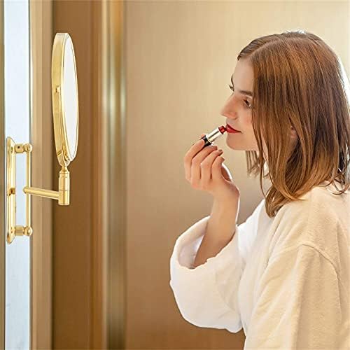 8-inch Double Sided Makeup Mirror Magnifying 3x Gold 5-inch