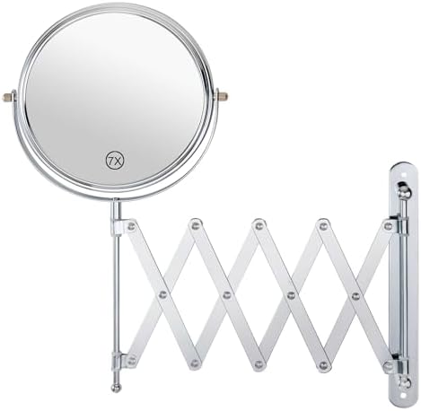 WELL W LINK 7 Inch Wall Mounted Makeup Mirror