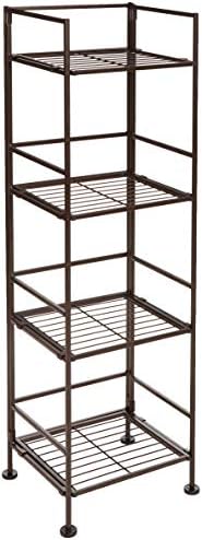 Amazon Basics 4-Tier Iron Bathroom Shelf Black