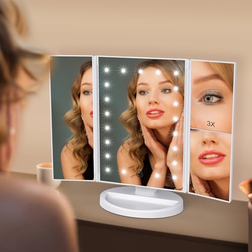 Strategic 5-Light Makeup Vanity Mirror