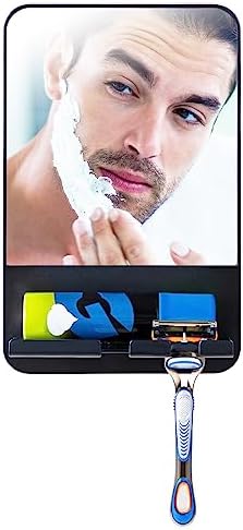 Fogless Shower Mirror wRazor Holder