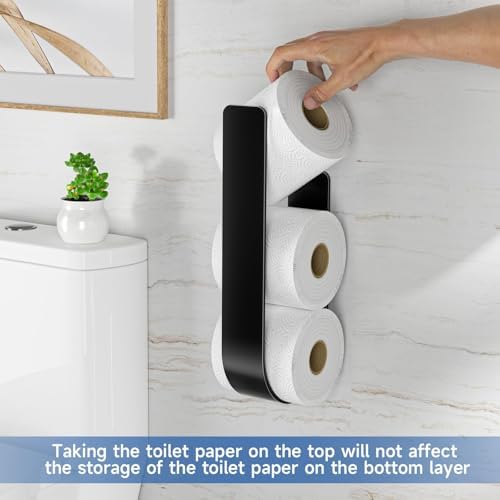 Space-Saving Toilet Paper Holder Circular Design
