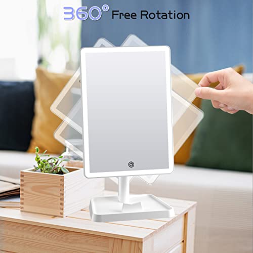 High-Quality Makeup Vanity Mirror with 96 LED Lights and 10x Magnification