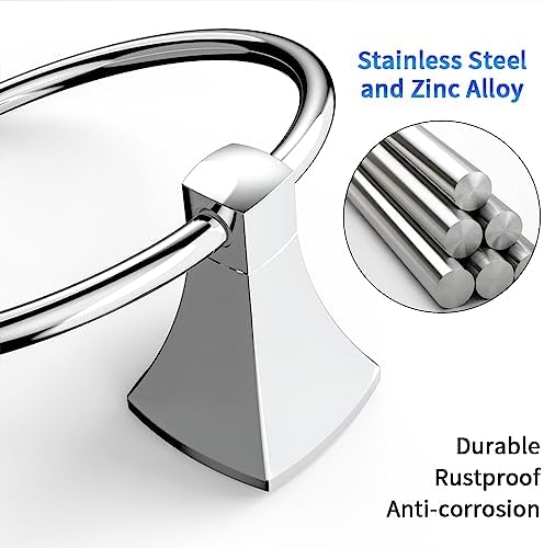 Stylish Durable Towel Holder for Bathroom Kitchen Small Space Use