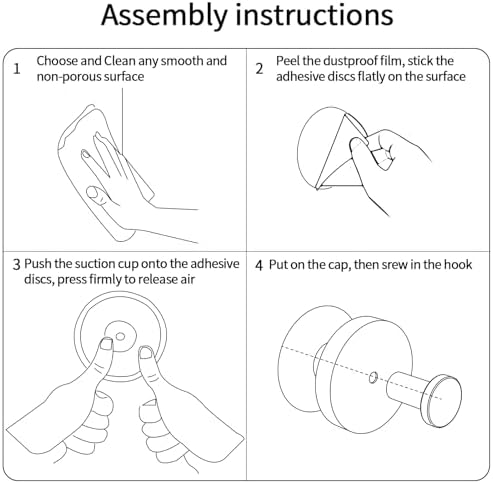 Suction Cup for Hanging Towels Robes More