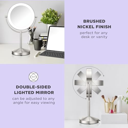 Conair Lighted Makeup Mirror Stylish Functional