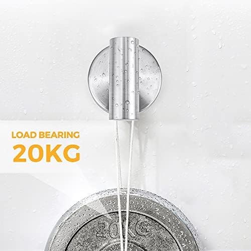 Ravinte 2-Pack Towel Hooks Brushed Nickel Bathroom Towel Hooks