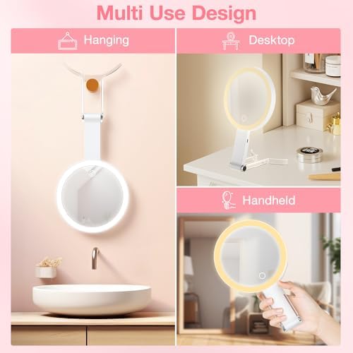 Benbilry Lighted Travel Makeup Mirror Elevate Your Glam