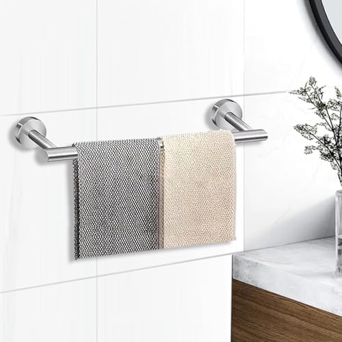 304 Stainless Steel Hand Towel Holder 9Pcs Modern Bathroom Towel Bar Set