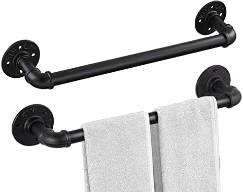 Industrial Pipe Towel Rack Set 2 Pack