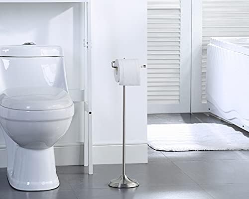SunnyPoint bathroom toilet paper holder with reserve function polished chrome