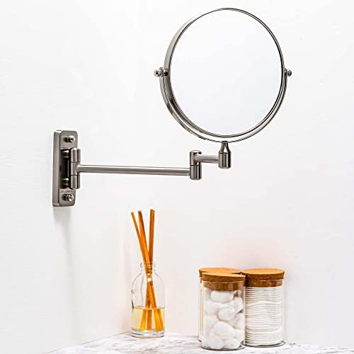 7-Inch Double-Sided Magnifying Vanity Mirror with 1X10X Magnification