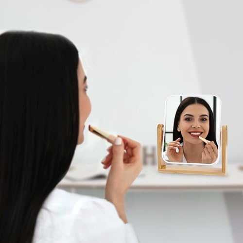 Double-Sided Vanity Mirror with 1x 3x Magnification
