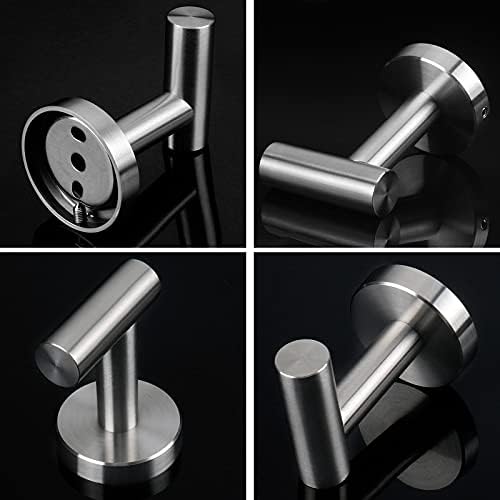 NearMoon Premium Stainless Steel Bath Towel Hook 4-Pack